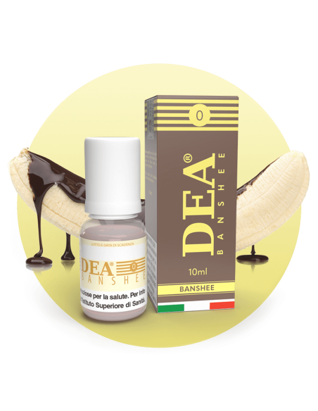 Banshee Liquido pronto 10ml Cioccolato Banana e Latte - DEA Flavor
