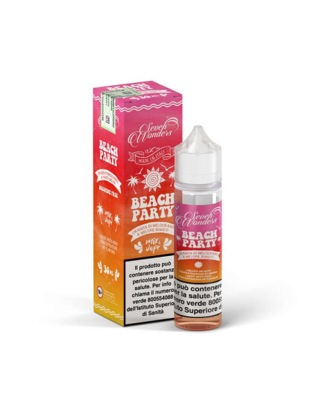 Beach Party Mix&Vape Seven Wonders 30ml 0mg Melograno e Melone Bianco - Vaporart