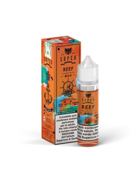 Reef - Super Flavor - Mix&Vape 30ml 0mg Pesca, Mango e Frutti Esotici - Vaporart