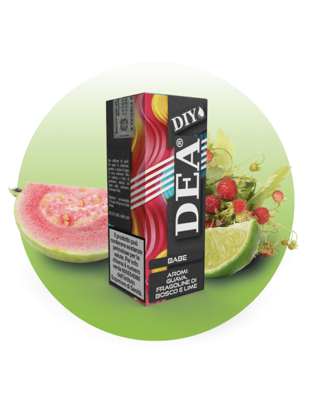Babe DIY Aroma Concentrato 10ml Guava Fragoline di Bosco e Lime - DEA (CON TASSELLO)
