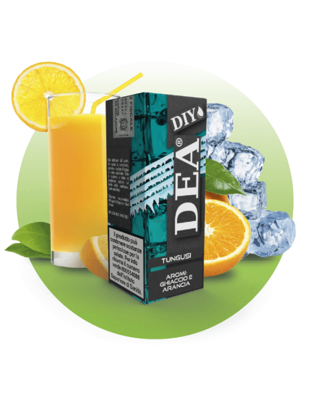 22 Tungusi Note Fredde di Arancia DIY Aroma Concentrato 10ml Arancia e Ghiaccio- DEA (CON TASSELLO)