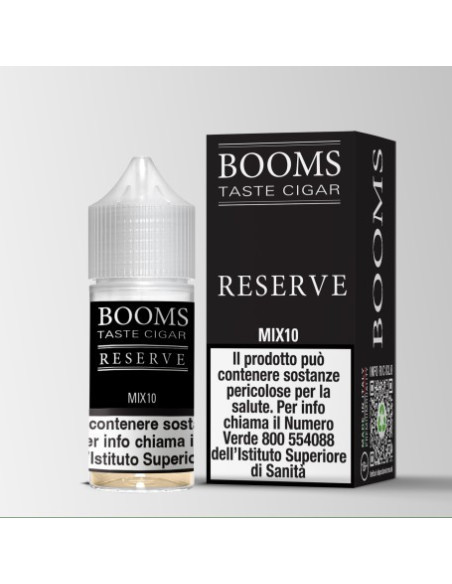 Booms Reserve Mini Shot Aroma 10+10 Tabacco da Sigaro - TNT Vape (CON TASSELLO)