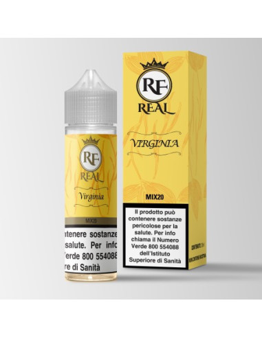 Real Virginia Aroma Shot 20ml 0mg Tabacco Virginia e Cioccolato Bianco - TNT Vape (CON TASSELLO)