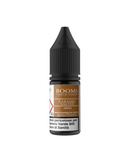 Booms Salted Caramel Aroma Concentrato 10ml 0mg Tabacco e Caramello Salato - TNT Vape (CON TASSELLO)