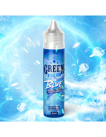 Blue Green Fresh Aroma shot 10ml 0mg Frutto del Drago Ribes Nero e Ghiaccio - Eliquid France (CON TASSELLO)