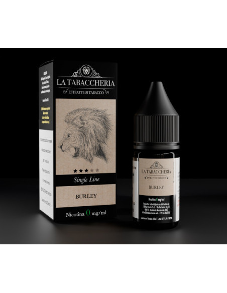 Burley - Single Line - Liquido pronto 10ml Tabacco Tostato - La Tabaccheria