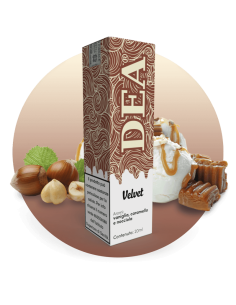 Velvet Aroma Shot 20ml Vaniglia Nocciole e Caramello - DEA Flavor(CON TASSELLO)