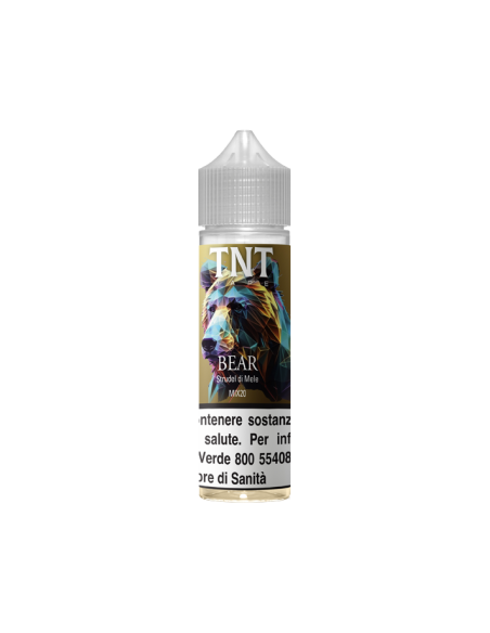 Bear Animals shot 20ml 0mg Strudel di mele- TNT Vape (CON TASSELLO)