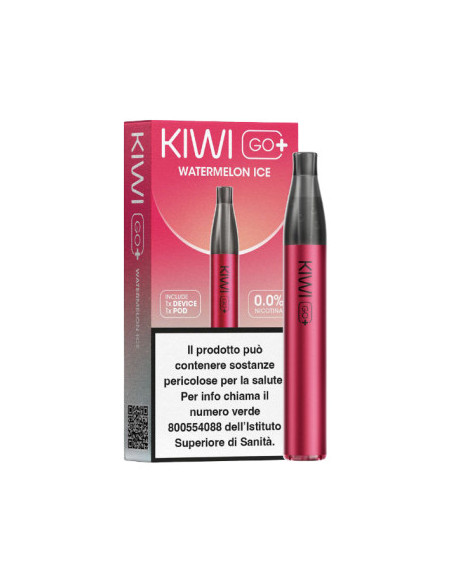 KIWI GO PLUS STARTER KIT WATERMELON ICE 20MG SIGARETTA USA E GETTA (CON TASSELLO)