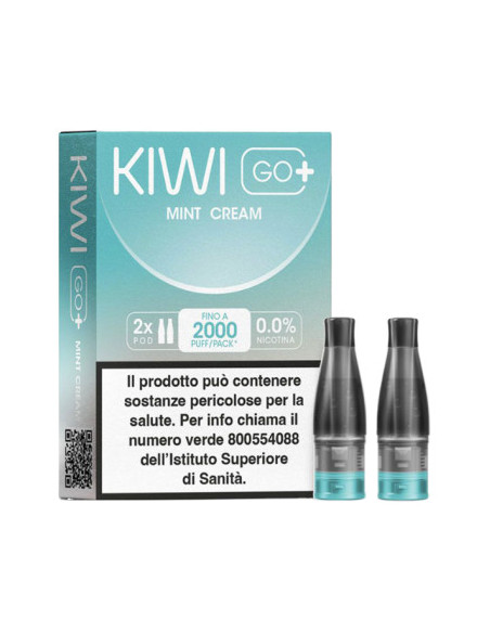 KIWI GO PLUS MINT CREAM 20MG 2ML PODS (CON TASSELLO)