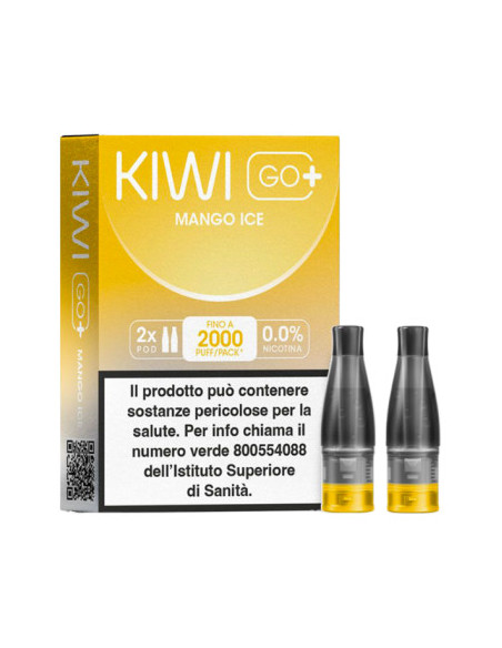 KIWI GO PLUS MANGO ICE 20MG 2ML PODS (CON TASSELLO)