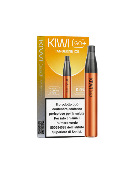 KIWI GO PLUS STARTER KIT TANGERINE ICE 20MG SIGARETTA USA E GETTA (CON TASSELLO)
