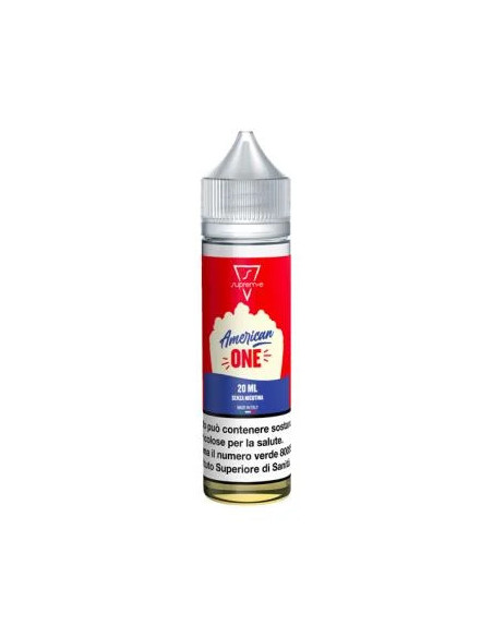AmericanOne - ONE -  Aroma Shot 20ml 0mg Pop Corn Burro e Caramello Salato - Suprem-e (CON TASSELLO)