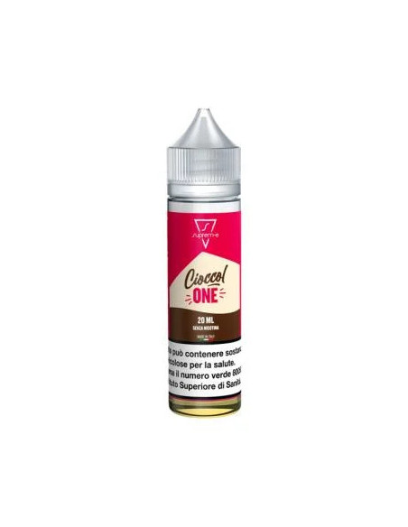 CioccolOne - ONE -  Aroma Shot 20ml 0mg Cioccolato bianco, Lampone, Cocco e Biscotto - Suprem-e (CON TASSELLO)