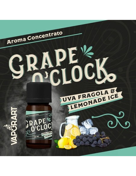 Grape O'Clock Aroma Concentrato 10ml Uva Fragola Limonata e Ghiaccio - Vaporart(CON TASSELLO)