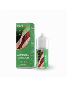 American Tobacco Mini Shot Aroma 10+10 Tabacco Caramello e Zucchero Filato - SvapoNext (CON TASSELLO)