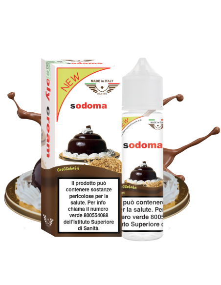Sodoma - CREAM - Aroma Shot 20ml Cioccolato, Babà e Granella di Arachidi - Holy Vape (CON TASSELLO)