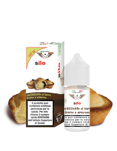 Silo - CREAM - Mini Shot Aroma 10+20 Pasta Frolla Crema e Amarena - Holy Vape (CON TASSELLO)