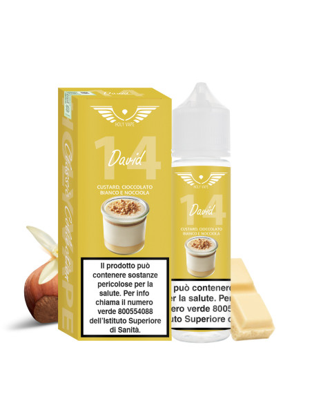 David - CLASSIC - Aroma Shot 20ml Cioccolato Bianco e Nocciola - Holy Vape (CON TASSELLO)