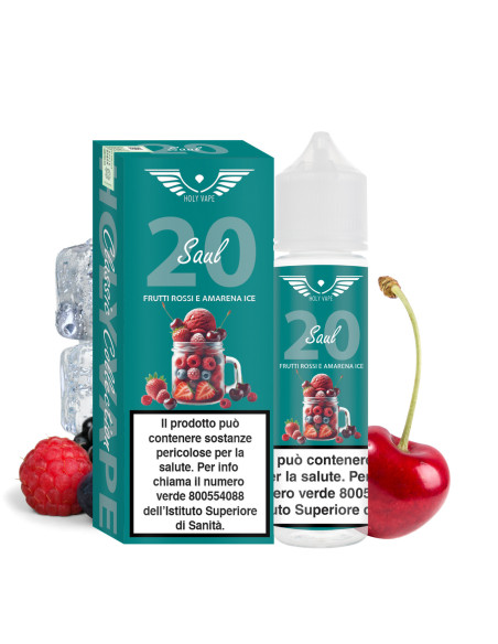 Saul - CLASSIC - Aroma Shot 20ml Frutti rossi e Amarena - Holy Vape (CON TASSELLO)