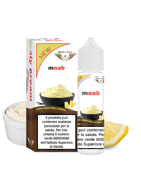 Moab - CREAM - Aroma Shot 20ml Vaniglia e Limone - Holy Vape (CON TASSELLO)