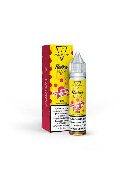 Strawberry Yellow - FLAVOURBAR - Aroma MiniShot 10ml 0mg Fragola e Banana - Suprem-e (CON TASSELLO)