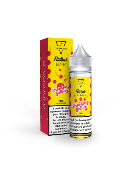 Strawberry Yellow - FLAVOURBAR -  Aroma Shot 20ml 0mg Fragola e Banana - Suprem-e (CON TASSELLO)