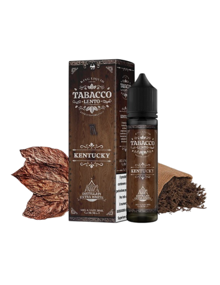 Kentucky - Tabacco Lento - Liquido Mix&Vape 20+40 Tabacco Kentucky Italiano - King Liquid (CON TASSELLO)