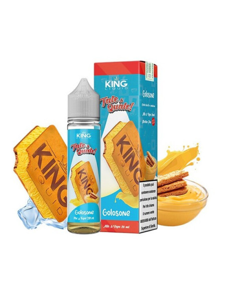 Golosone - TALE & QUALE - Liquido Mix&Vape 20+40 Gelato allo Zabaione e Biscotti - King Liquid (CON TASSELLO)