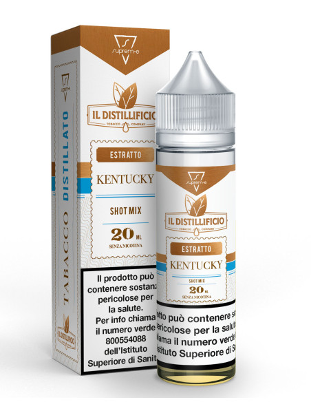 Kentucky - Il Distillificio - Aroma Shot 20+40 Tabacco Kentucky - Suprem-e (CON TASSELLO)