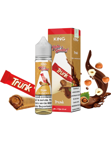 Trunk - TALE & QUALE - Liquido Mix&Vape 20+40 Crema di Nocciola, Cacao e Wafer - King Liquid (CON TASSELLO)