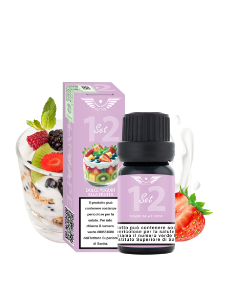 Set - CLASSIC - Aroma Concentrato 10ml Dolce Yogurt alla Frutta - Holy Vape (CON TASSELLO)