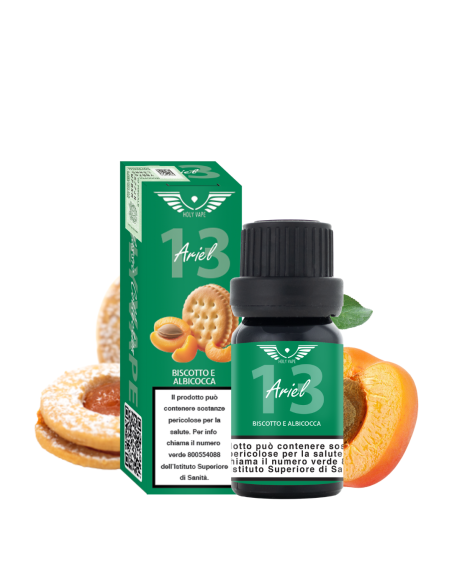 Ariel - CLASSIC - Aroma Concentrato 10ml Biscotto Croccante e Albicocca - Holy Vape (CON TASSELLO)