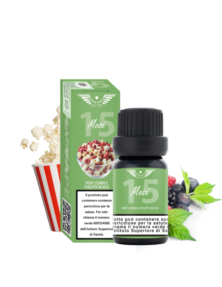 Mosè - CLASSIC - Aroma Concentrato 10ml Pop Corn e Frutti Rossi - Holy Vape (CON TASSELLO)