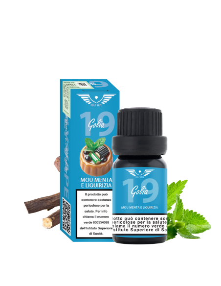 Golia - CLASSIC - Aroma Concentrato 10ml Mou, Menta e Liquirizia - Holy Vape (CON TASSELLO)