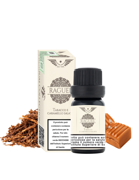 Raguel - PREMIUM - Aroma Concentrato 10ml Tabacco e Caramello Salato - Holy Vape (CON TASSELLO)