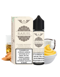 Rasuil - PREMIUM - Aroma shot 20+40 Custard, Mandorle Tostate, Cocco e Kentucky Bourbon - Holy Vape (CON TASSELLO)