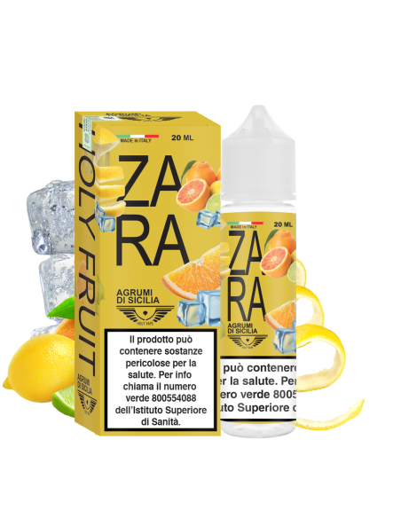 Zara - FRUIT - Aroma shot 20+40 Agrumi di Sicilia - Holy Vape (CON TASSELLO)