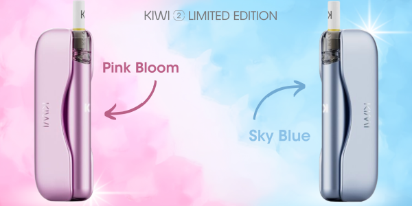 Cieli azzurri e prati fioriti: la Primavera è già sbocciata su Esvapora con le Nuove Kiwi 2 Sky Blue e Pink Bloom!